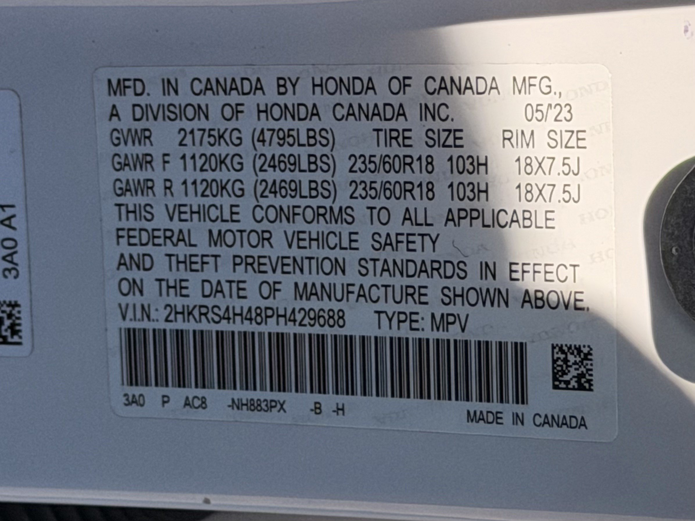 Certified 2023 Honda CR-V EX image 28