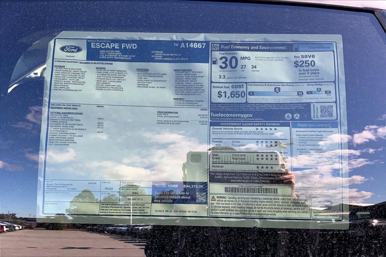 New 2026 Ford Escape Active w/ Tech Pack #1 image 17