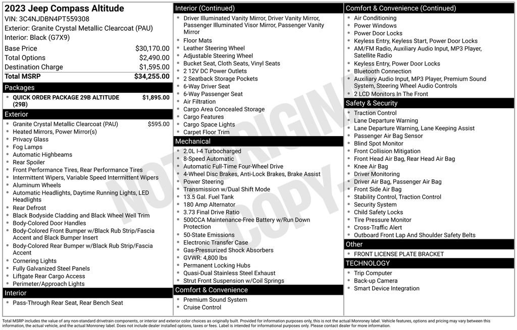 Used 2023 Jeep Compass Altitude image 4
