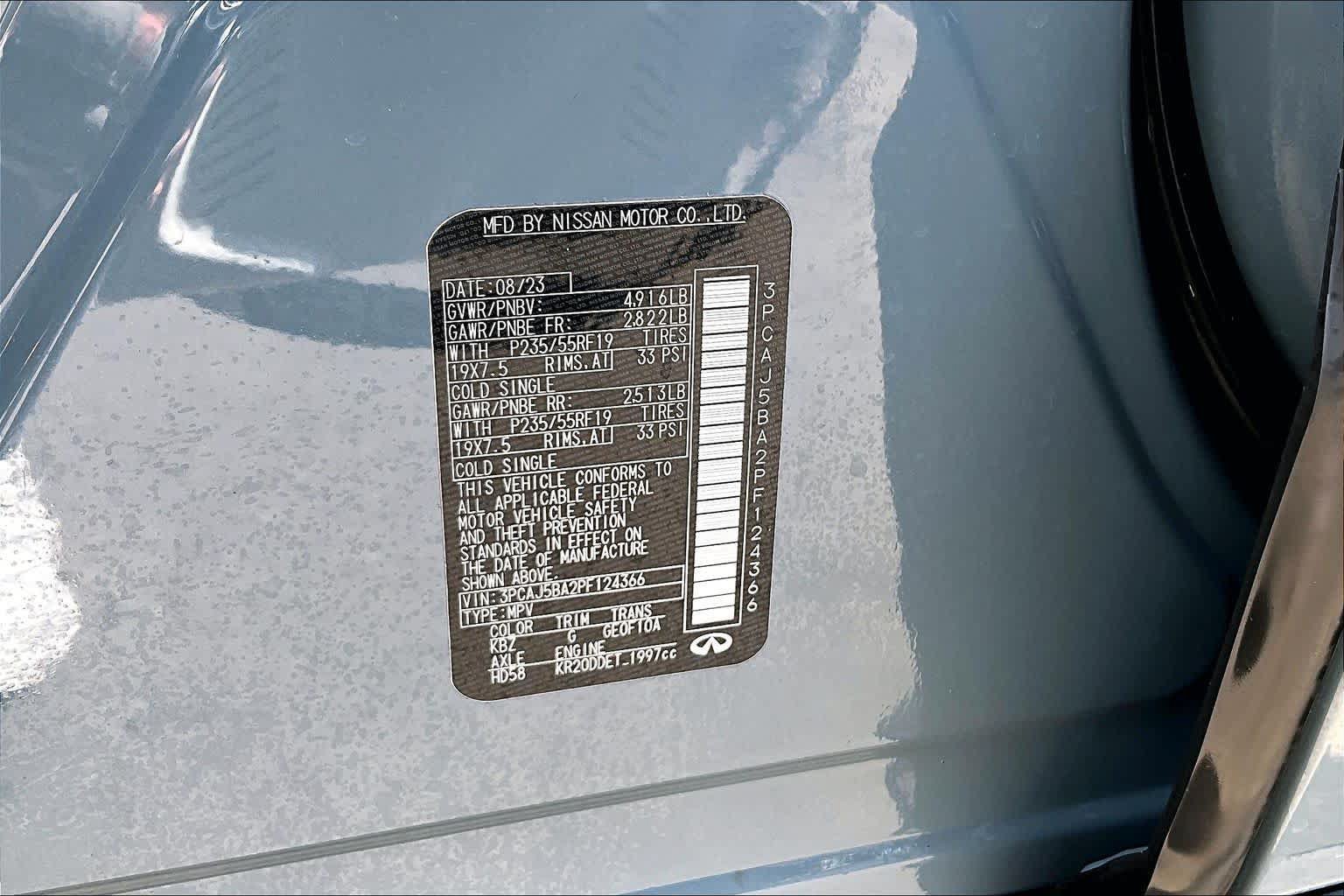 Used 2023 INFINITI QX50 Luxe FWD image 34
