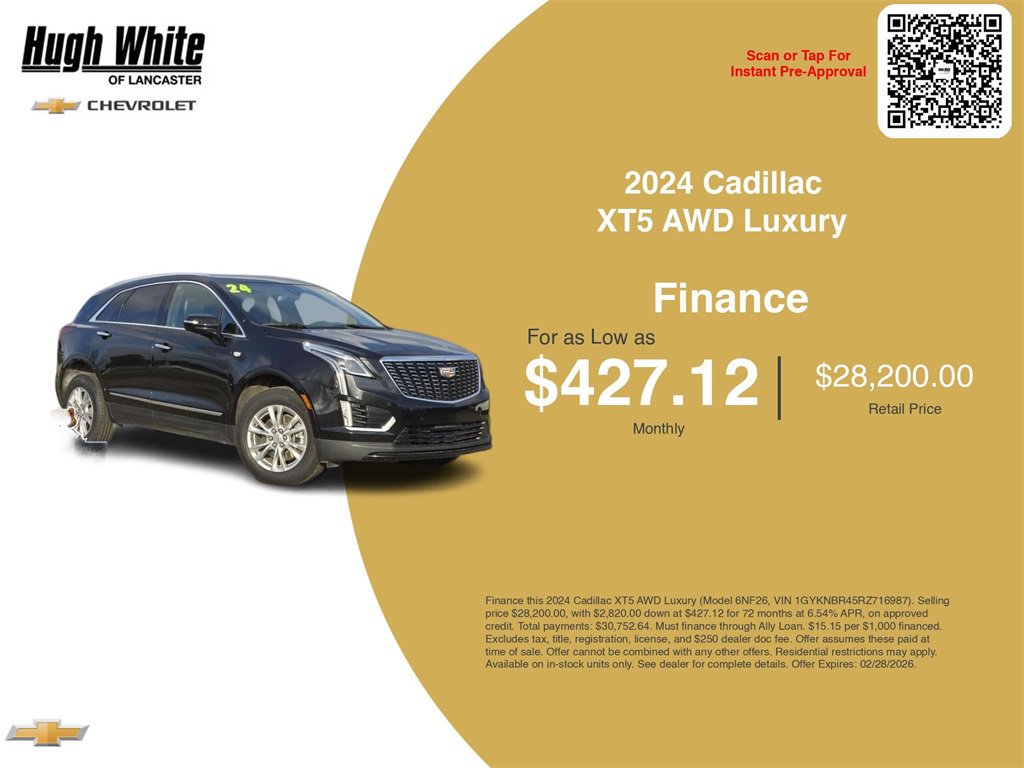 Used 2024 Cadillac XT5 Luxury image 3