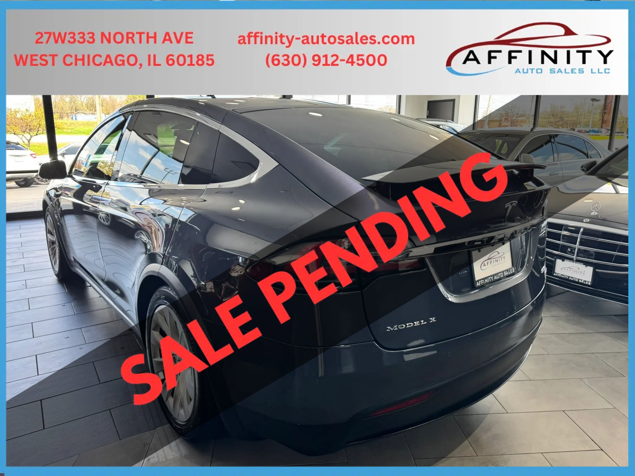Used 2017 Tesla Model X 90D AWD/4WD image 3