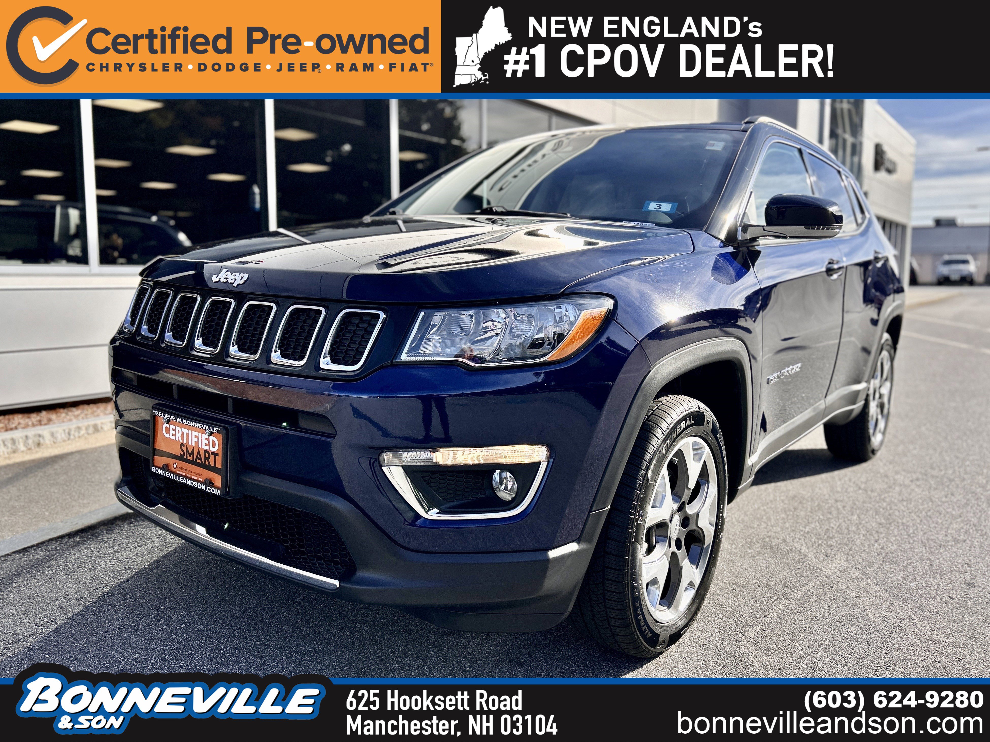 Certified 2020 Jeep Compass Limited w/ Advanced Safety Group AWD/4WD video 1