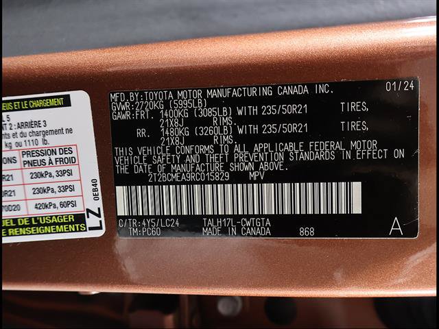 Certified 2024 Lexus RX 500h F Sport w/ Convenience Package AWD/4WD image 12