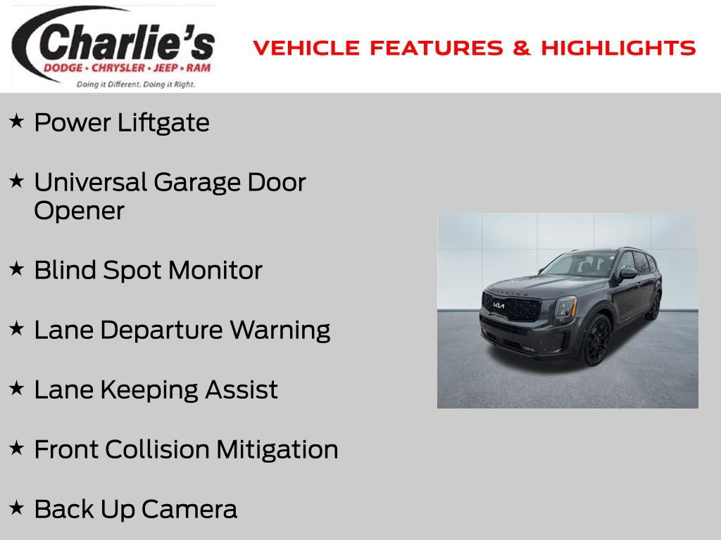 Used 2022 Kia Telluride SX w/ Nightfall Edition Package image 7