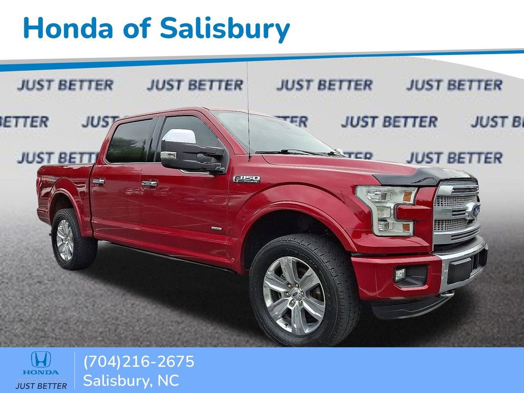 Used 2015 Ford F150 Platinum w/ Equipment Group 701A Luxury