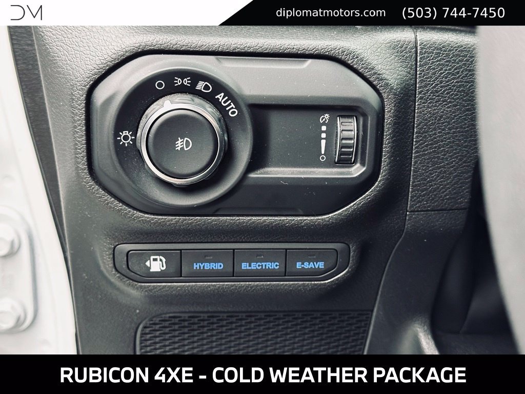 Used 2023 Jeep Wrangler Unlimited Rubicon 4xe w/ Cold Weather Group AWD/4WD image 27