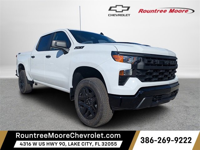 New 2026 Chevrolet Silverado 1500 Custom Trail Boss w/ Dark Appearance Package image 1