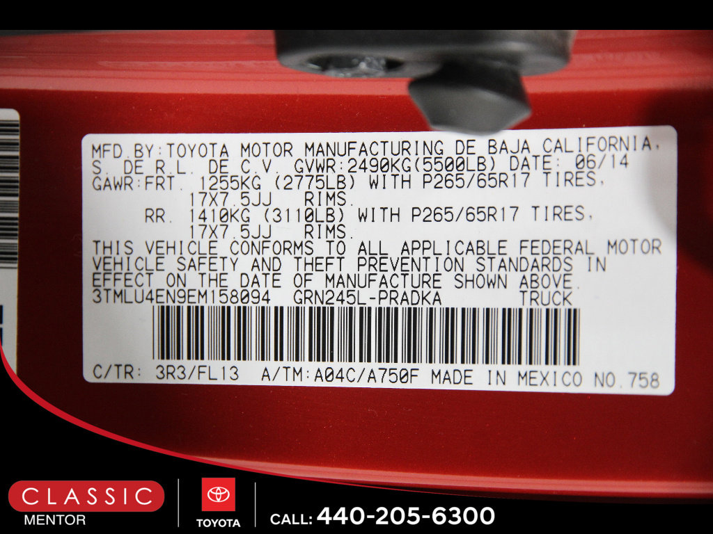 Used 2014 Toyota Tacoma 4x4 Double Cab w/ TRD Sport Package image 21