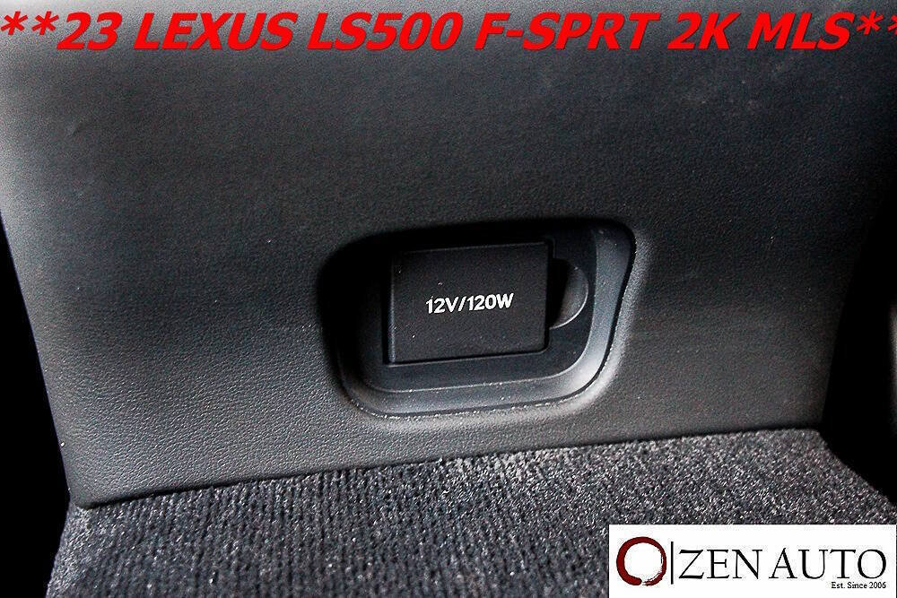 Used 2023 Lexus LS 500 F Sport w/ Cold Weather Package (CK) RWD image 24