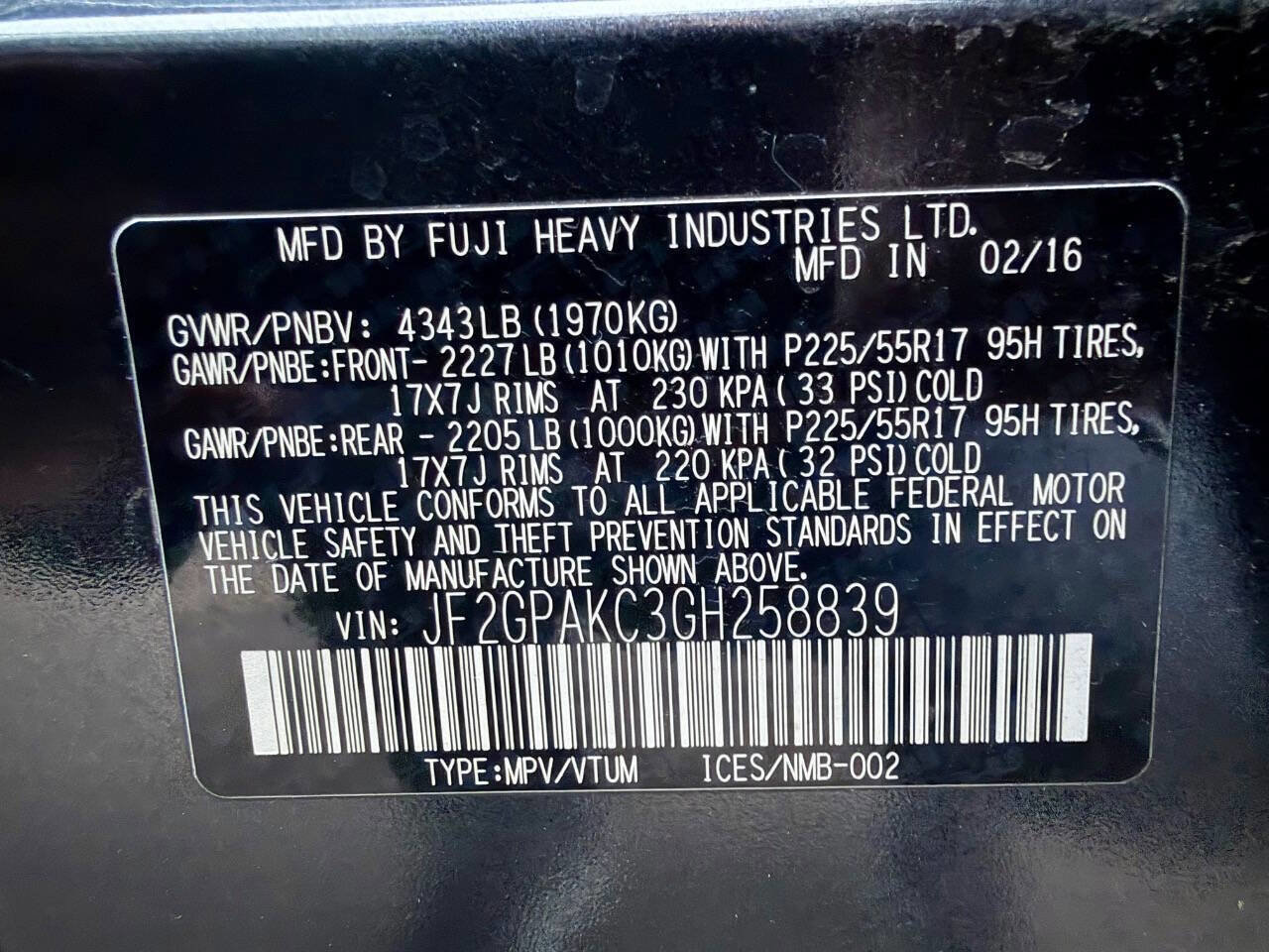 Used 2016 Subaru Crosstrek 2.0i Limited w/ Popular Package #1 AWD/4WD image 88