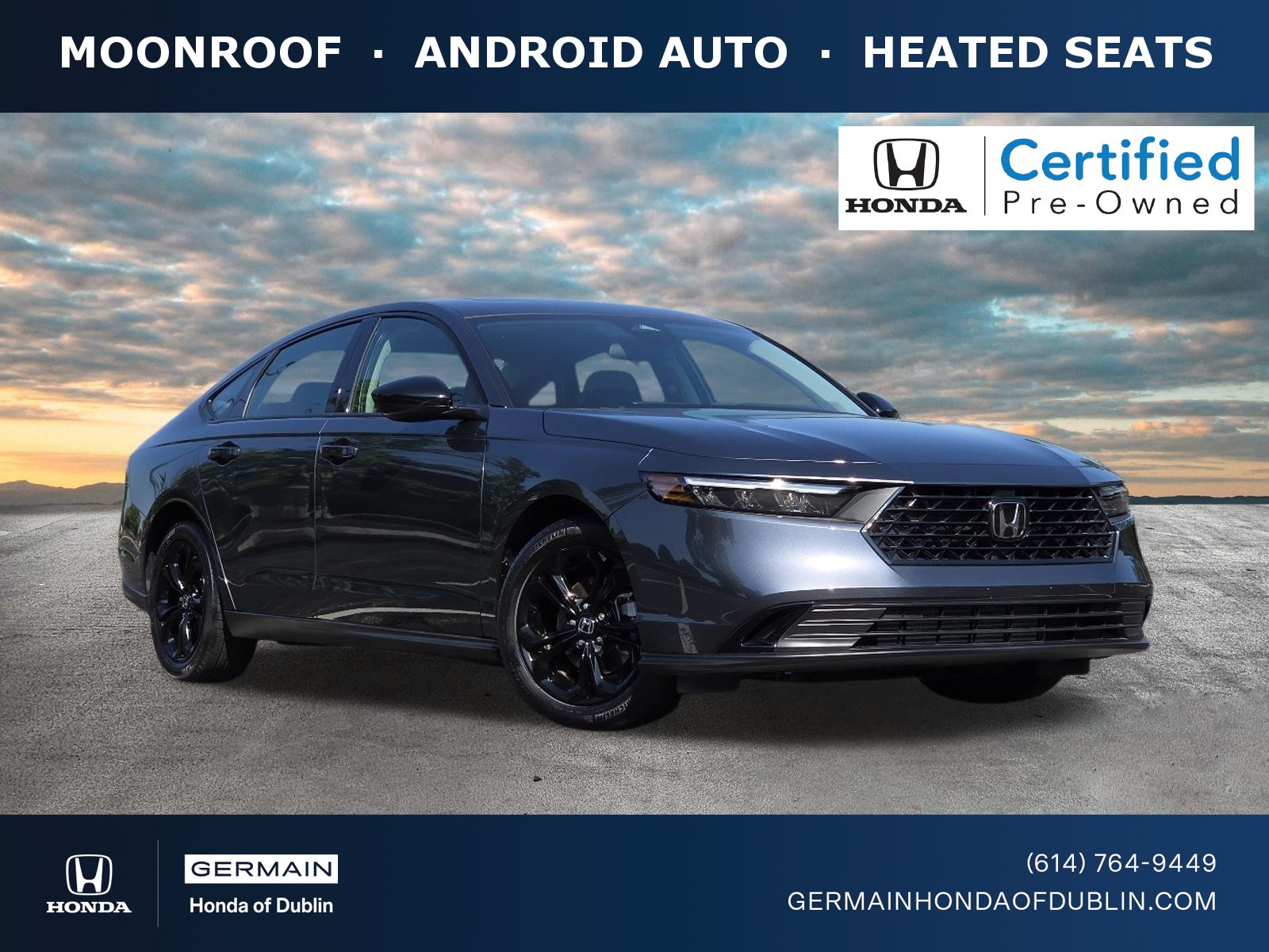 Certified 2025 Honda Accord SE