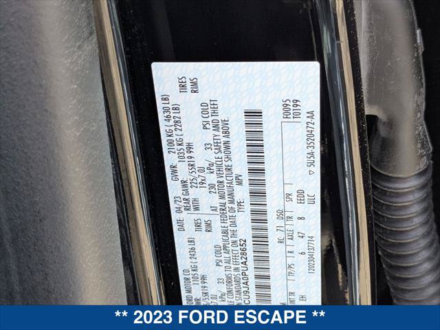 Certified 2023 Ford Escape Platinum AWD/4WD image 24