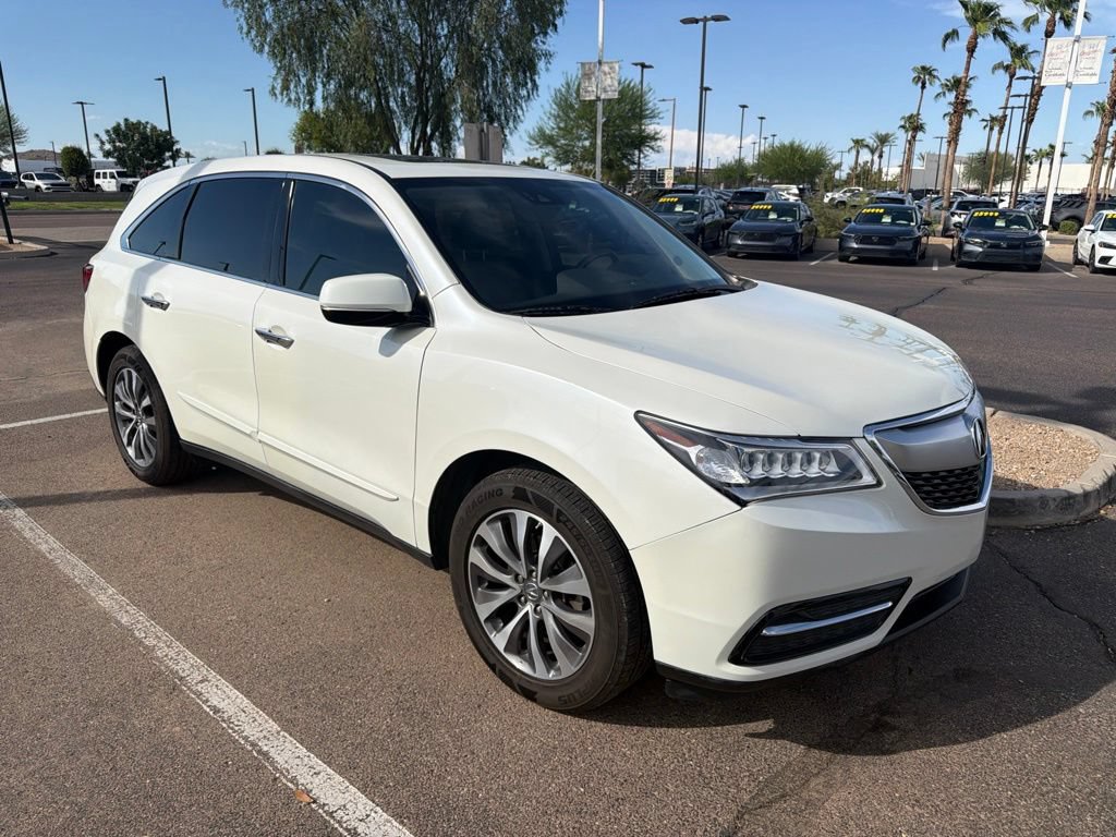 Used 2016 Acura MDX w/ Technology Package AWD/4WD image 3