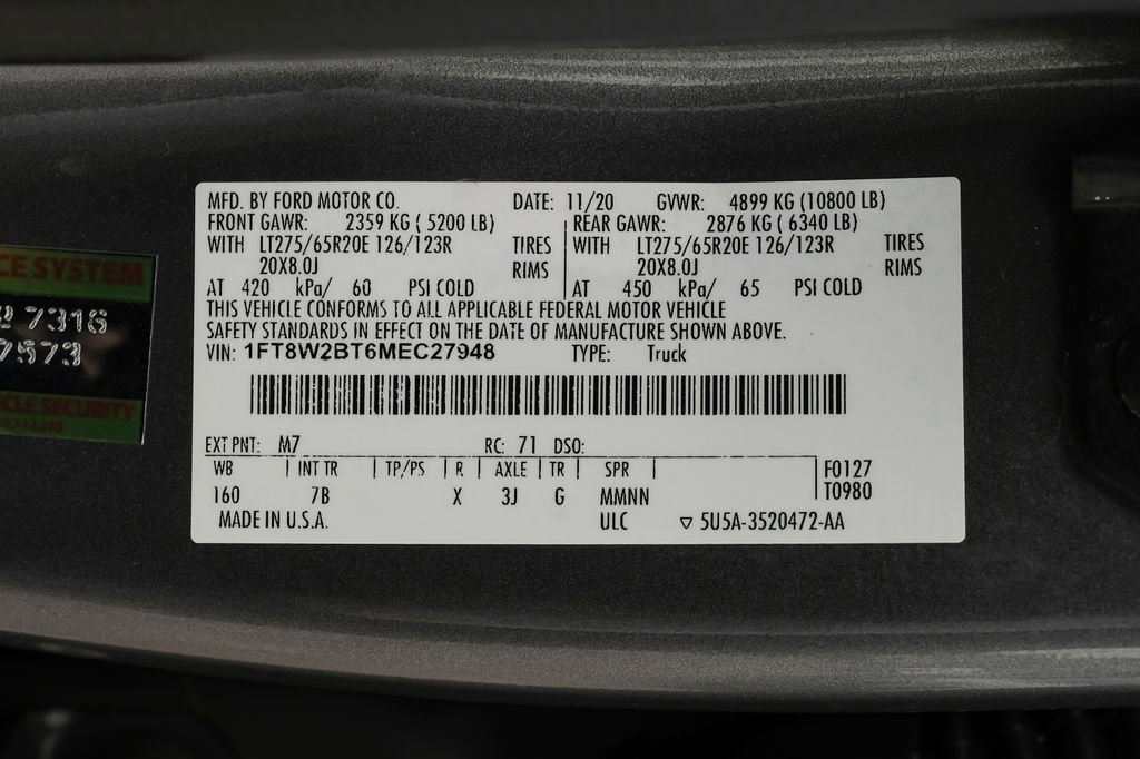Used 2021 Ford F250 Platinum w/ FX4 Off-Road Package AWD/4WD image 70