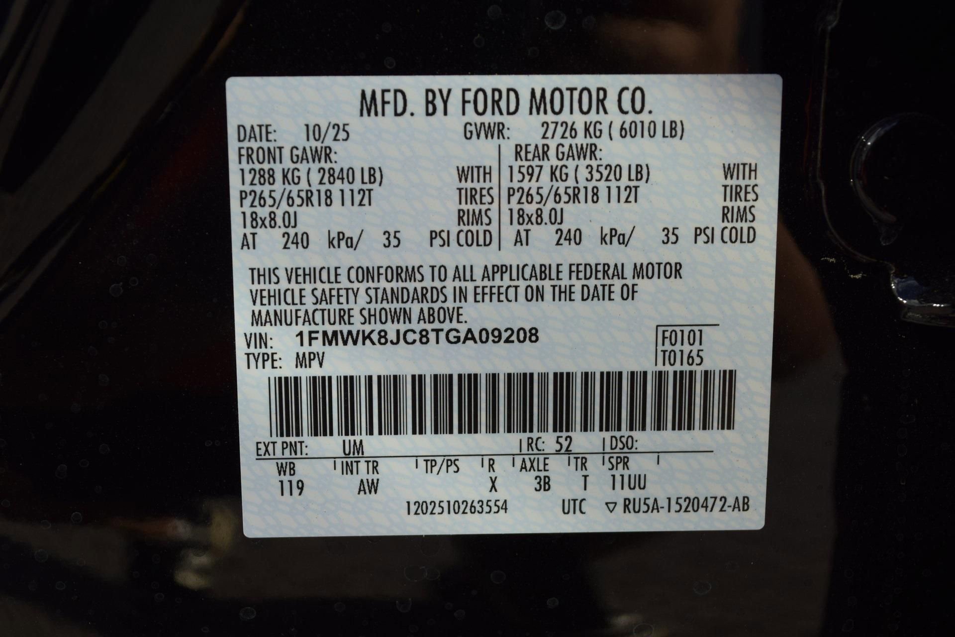 New 2026 Ford Explorer Tremor w/ Tremor Ultimate Package image 28