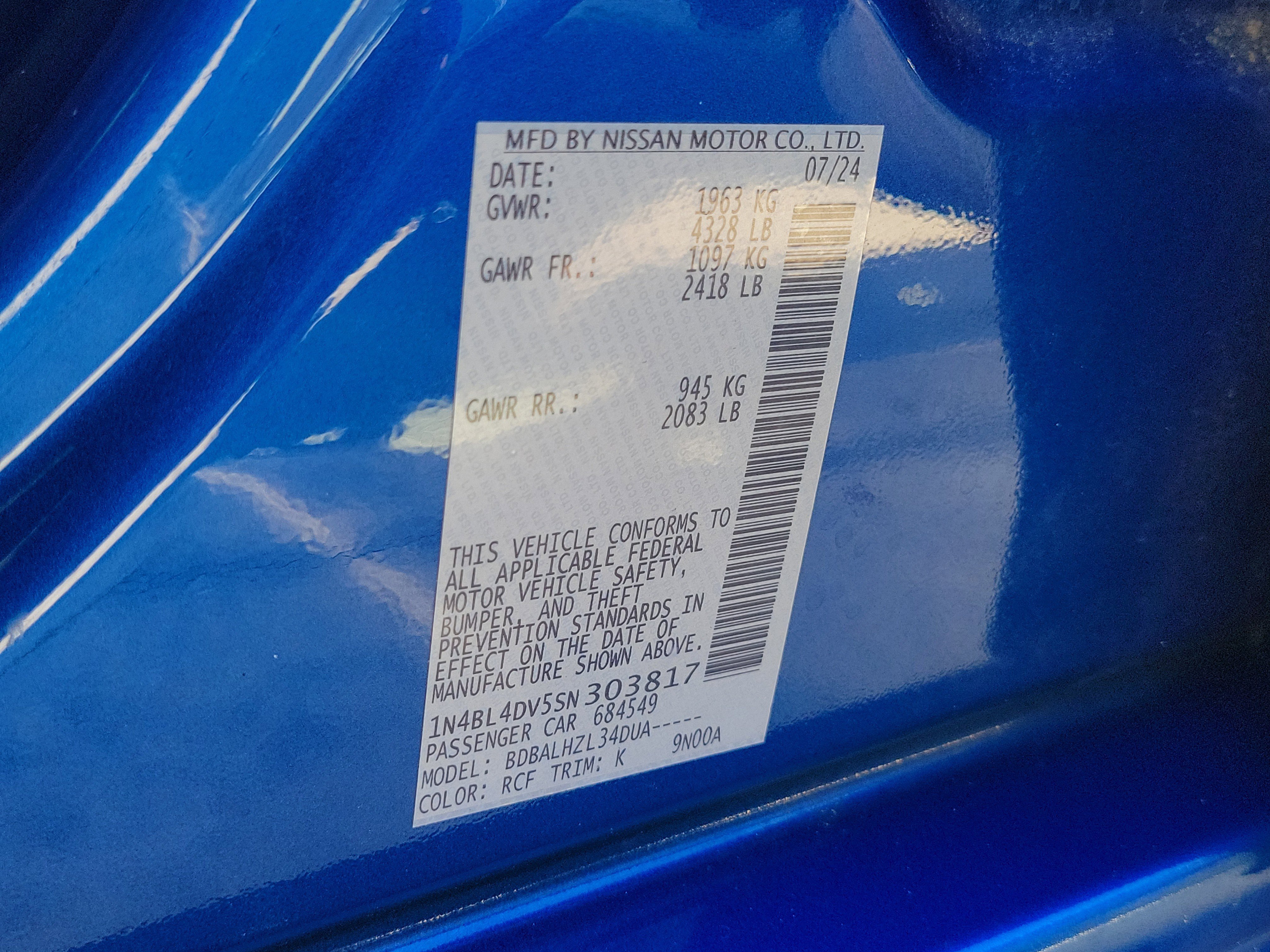 Certified 2025 Nissan Altima 2.5 SV FWD image 30