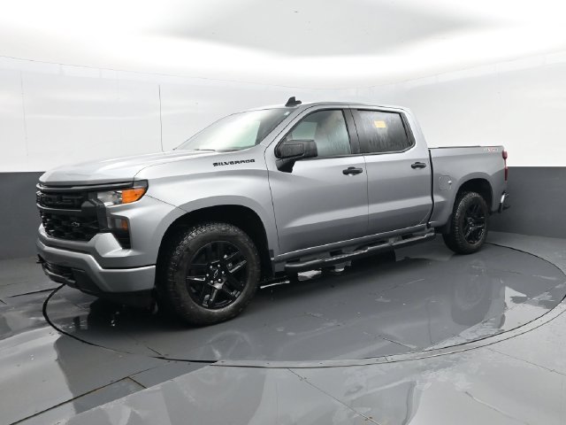 Used 2024 Chevrolet Silverado 1500 Custom w/ Turbomax Blackout Package AWD/4WD image 1