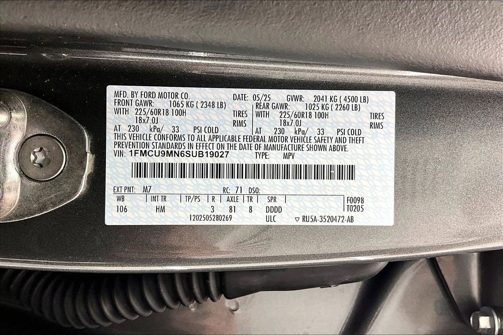 Certified 2025 Ford Escape ST-Line image 35