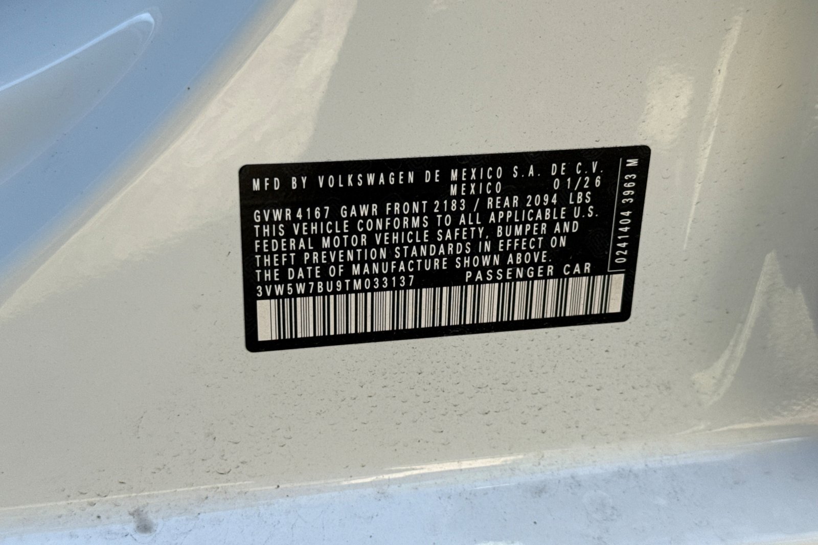 New 2026 Volkswagen Jetta S FWD image 26