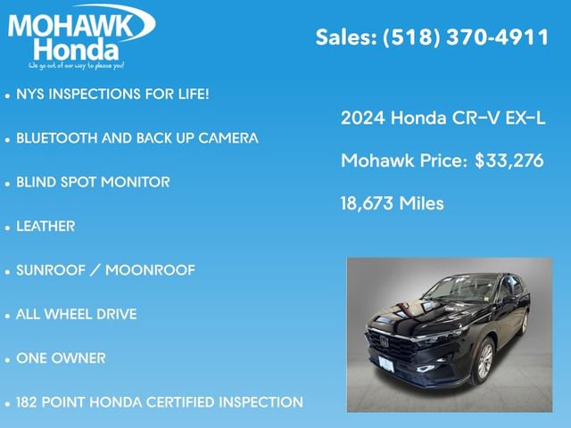 Certified 2024 Honda CR-V EX-L image 8