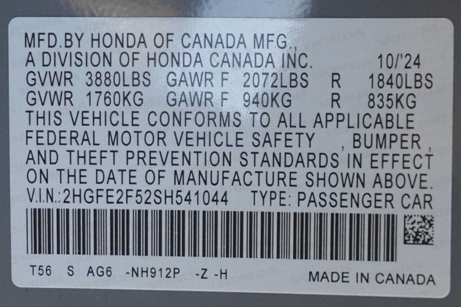 Used 2025 Honda Civic Sport image 30