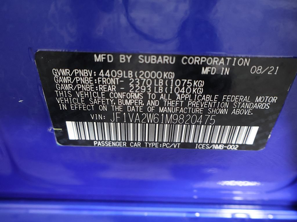 Used 2021 Subaru WRX STI Limited AWD/4WD image 49