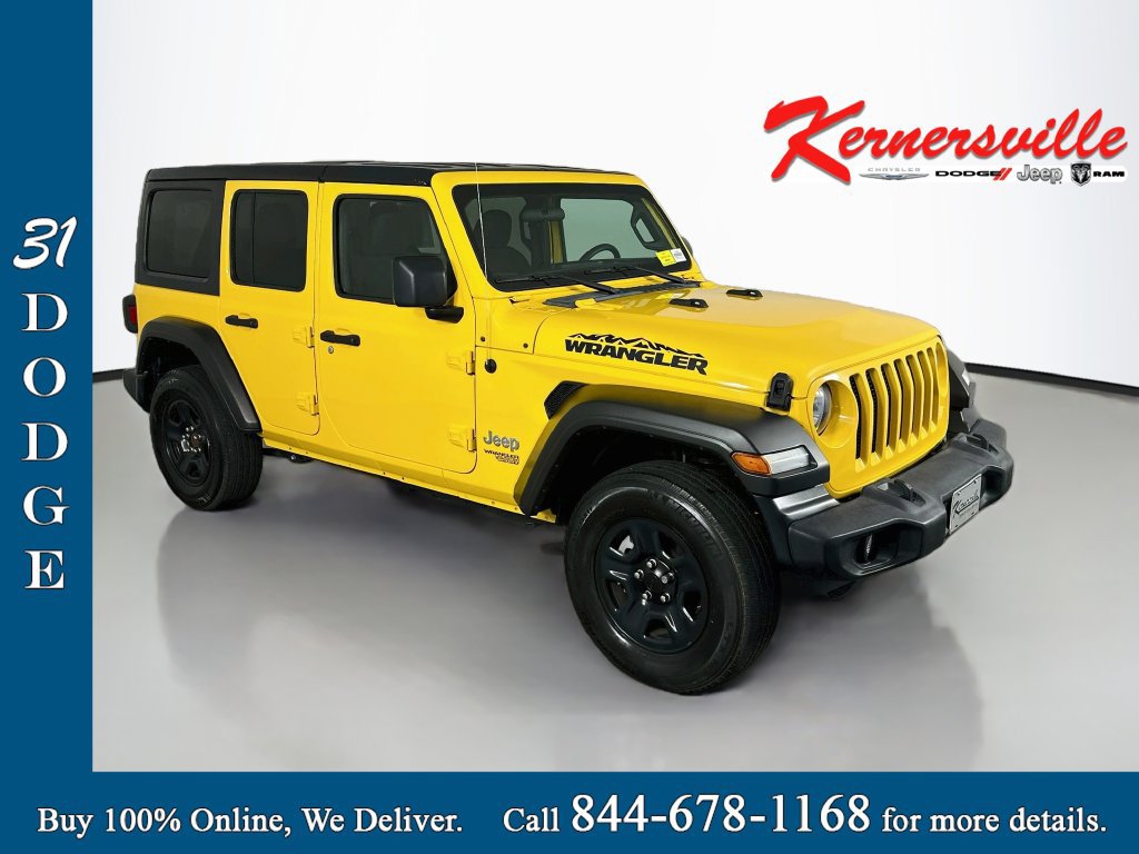 Used 2020 Jeep Wrangler Unlimited Sport AWD/4WD image 1
