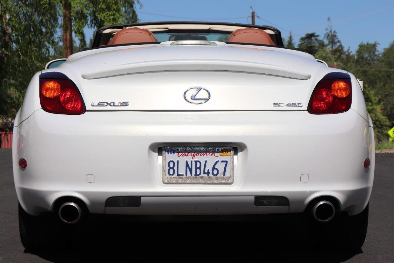 Used 2002 Lexus SC 430 Base 2dr Convertible RWD image 8