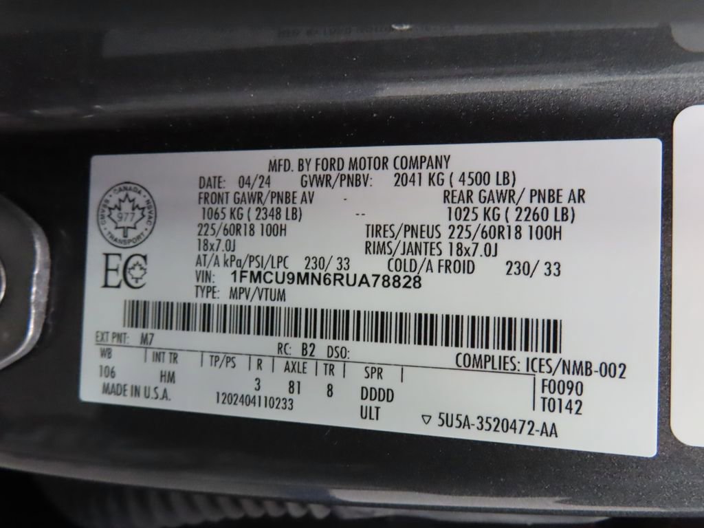 Used 2024 Ford Escape ST-Line image 52