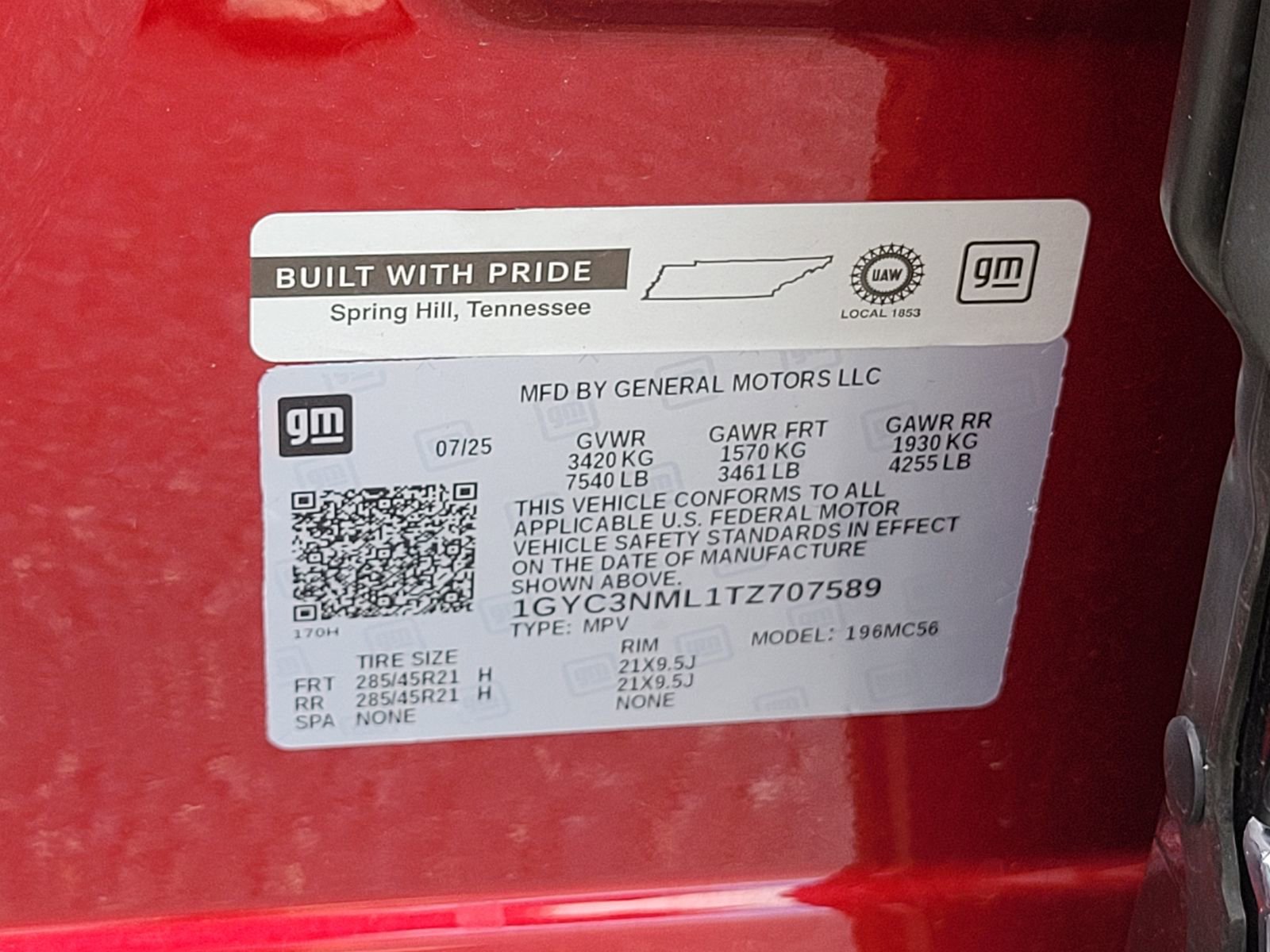 Used 2026 Cadillac Vistiq Sport AWD/4WD image 17