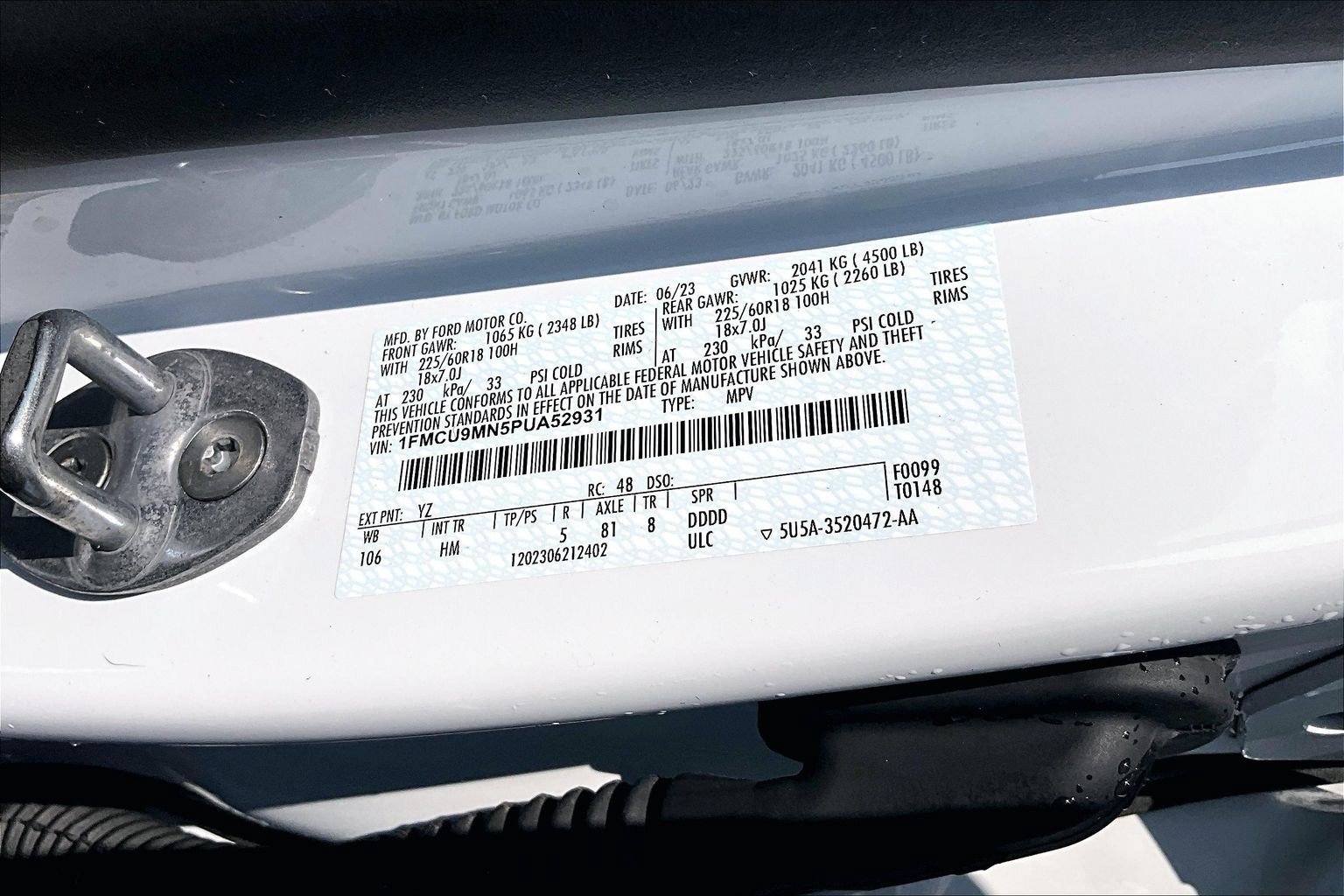 Used 2023 Ford Escape ST-Line w/ Tech Pack #1 AWD/4WD image 35