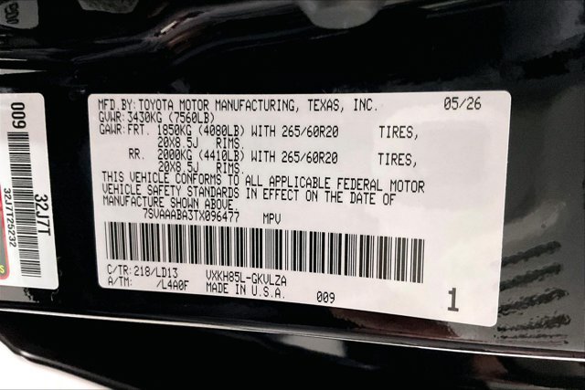 New 2026 Toyota Sequoia Limited AWD/4WD image 13