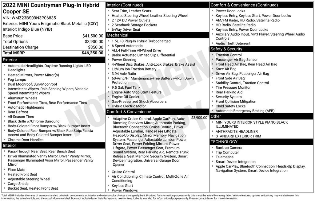 Certified 2022 MINI Cooper Countryman SE image 12