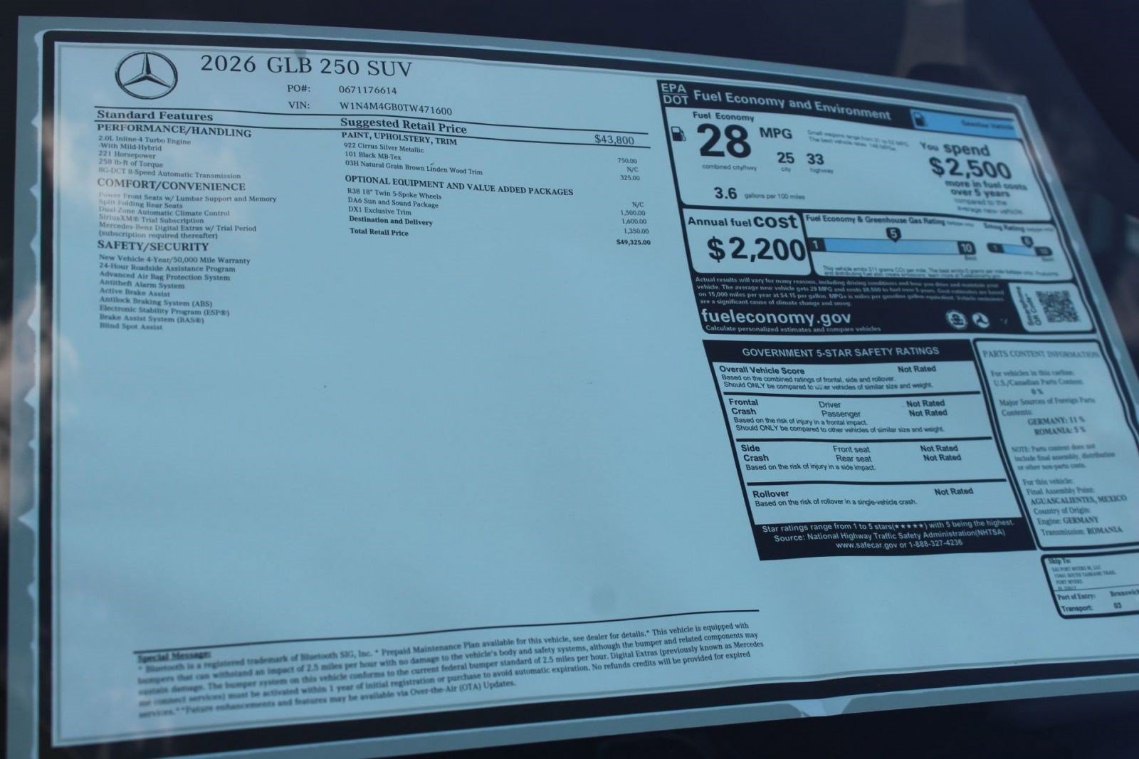 Used 2026 Mercedes-Benz GLB 250 image 33
