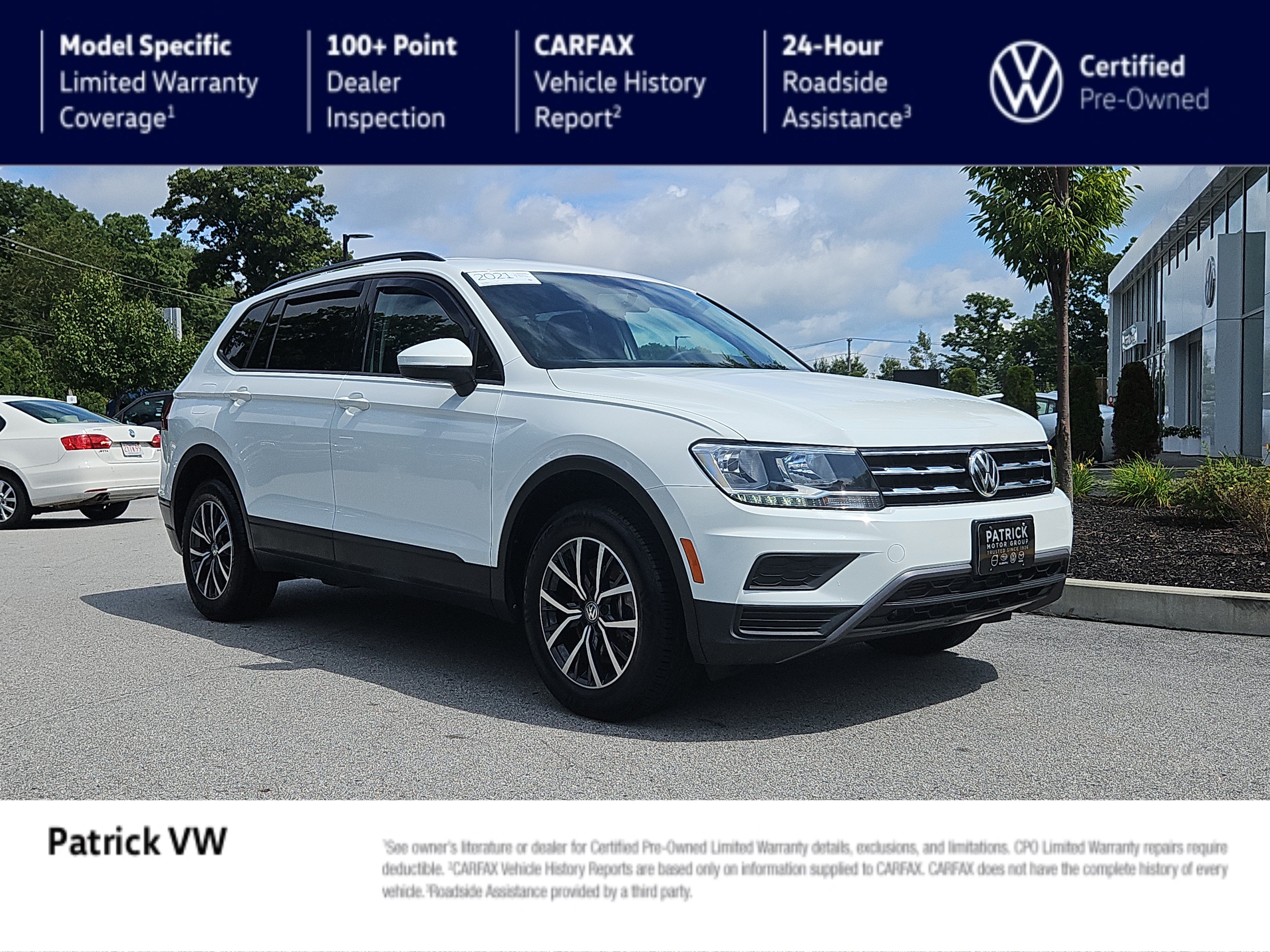 Certified 2021 Volkswagen Tiguan S AWD/4WD 360° Tour