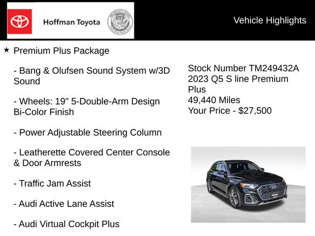 Used 2023 Audi Q5 2.0T Premium Plus w/ Premium Plus Package AWD/4WD image 10