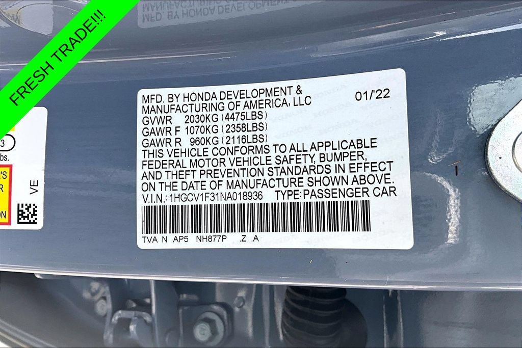 Used 2022 Honda Accord Sport image 19
