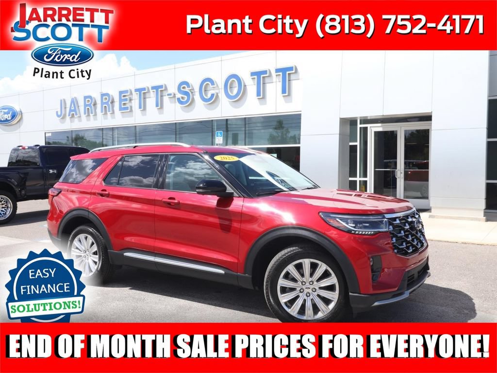 Certified 2025 Ford Explorer Platinum w/ LUX Leather Package