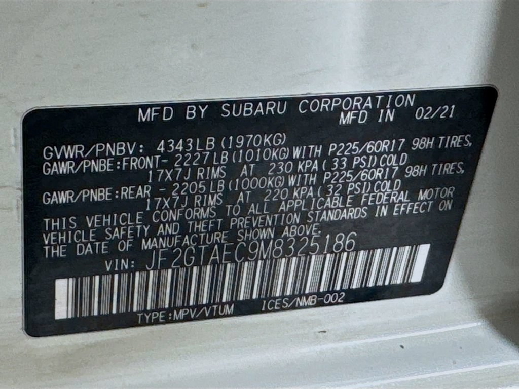Used 2021 Subaru Crosstrek 2.0i Premium w/ Moonroof Package AWD/4WD image 40