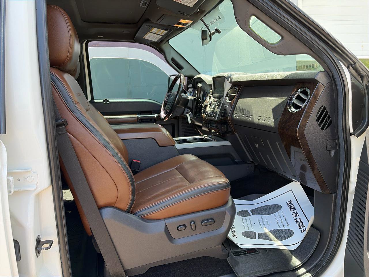 Used 2016 Ford F350 Platinum w/ Snow Plow Prep Package AWD/4WD image 11