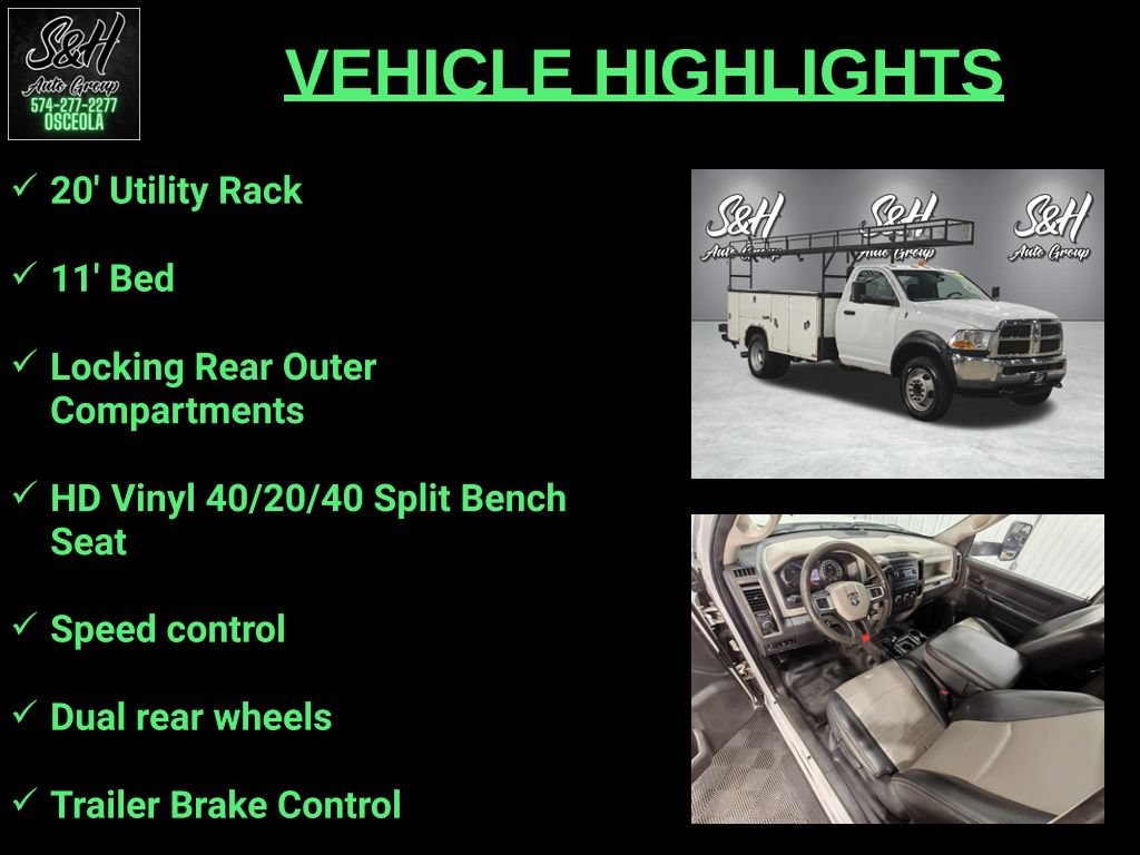 Used 2011 RAM 5500 4x4 Regular Cab w/ ST Decor Group image 3