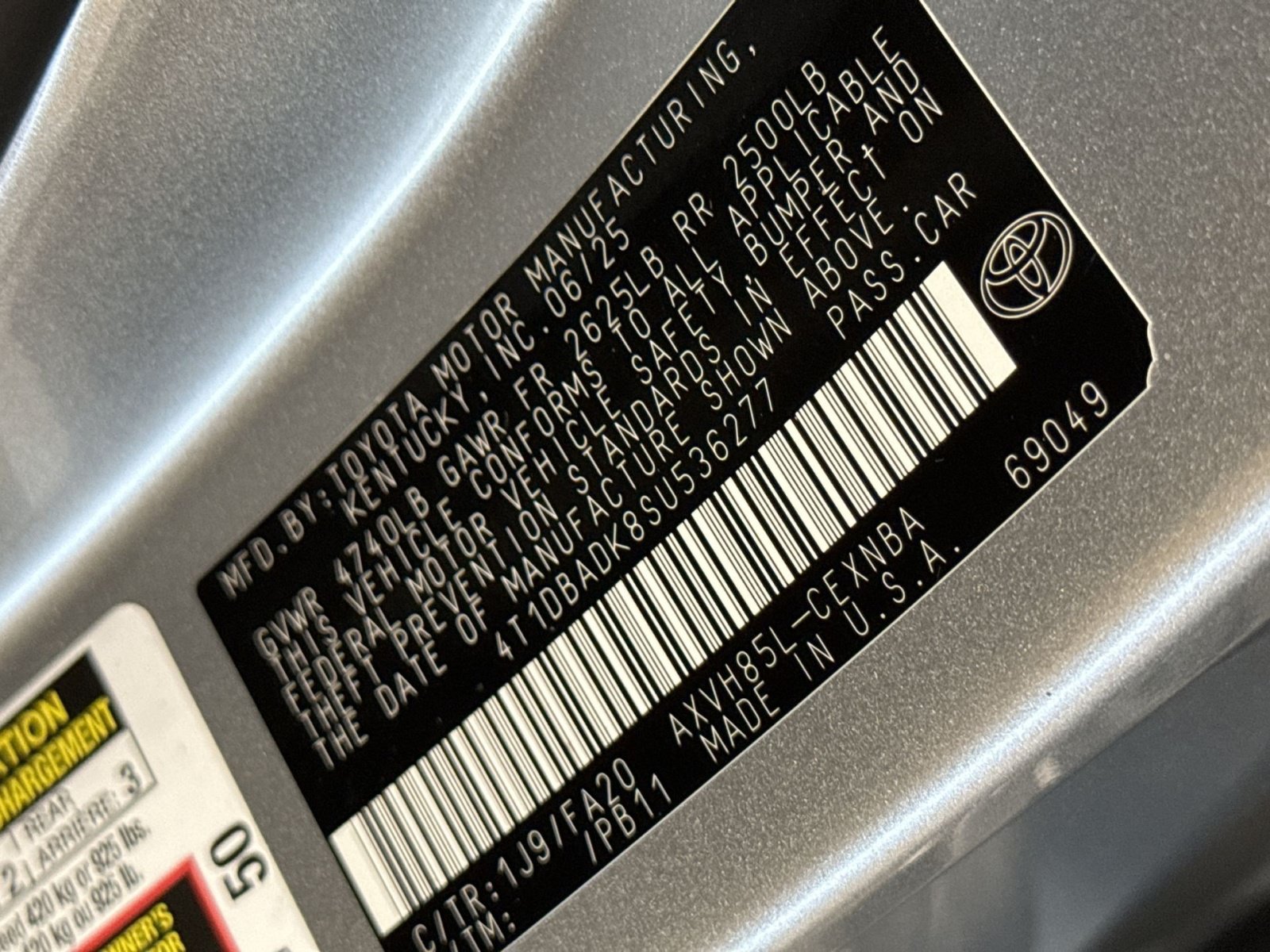 Used 2025 Toyota Camry LE w/ Convenience Package AWD/4WD image 33