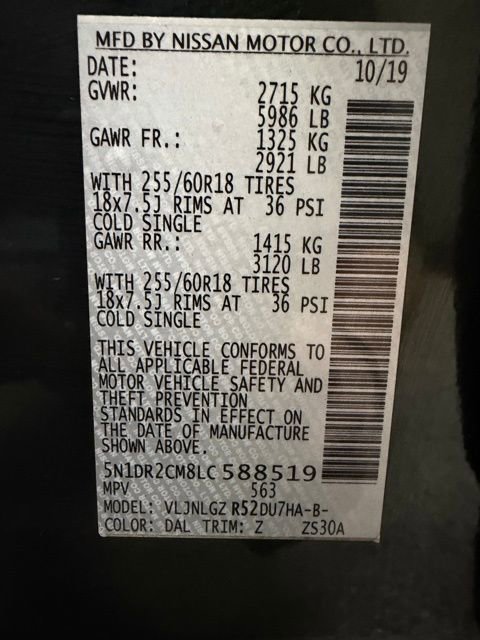 Used 2020 Nissan Pathfinder SL image 37