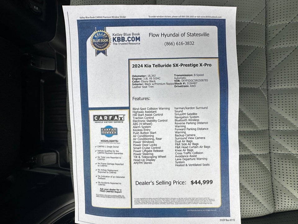 Used 2024 Kia Telluride SX Prestige X-Pro image 37