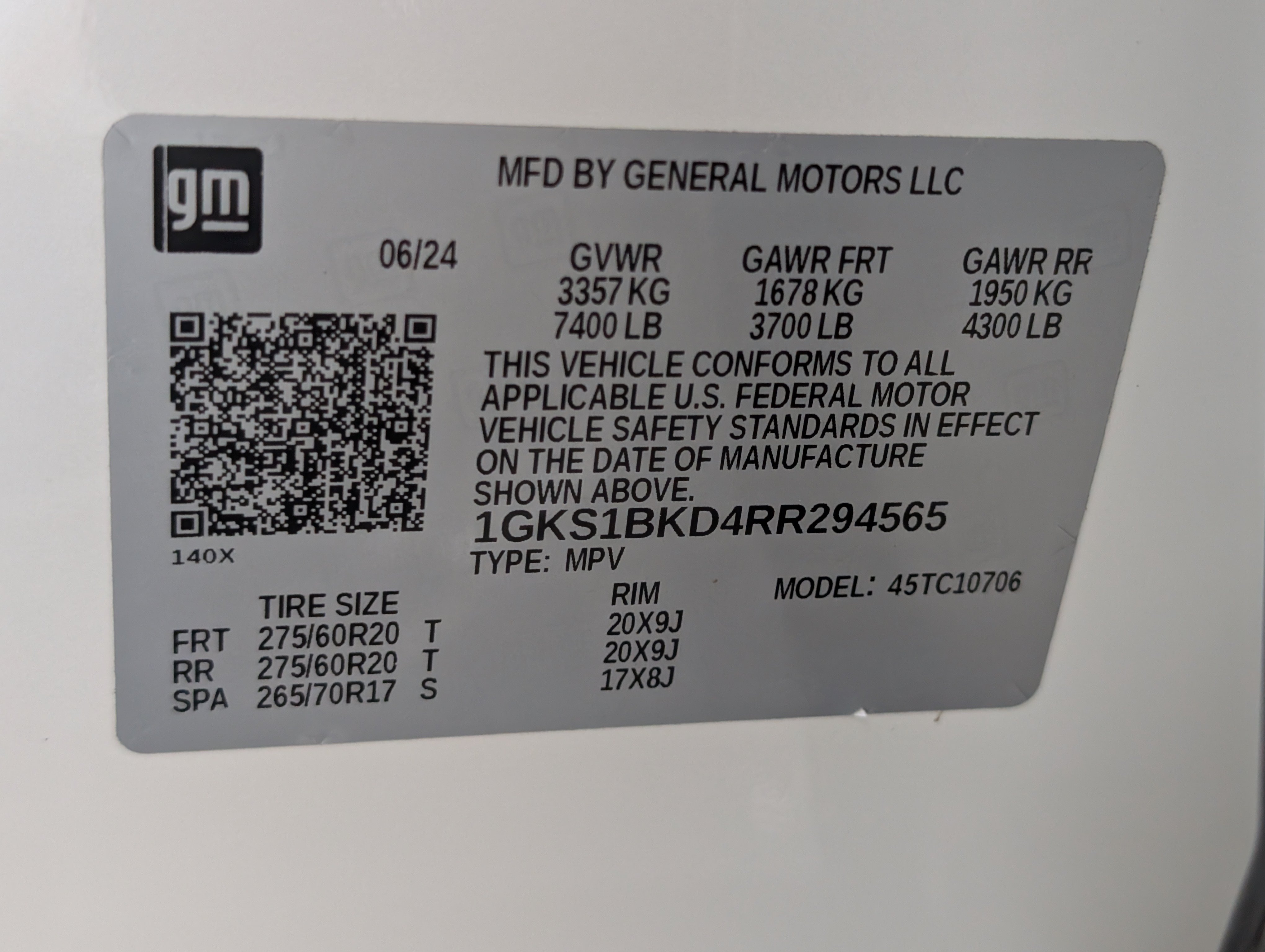 Used 2024 GMC Yukon SLT w/ SLT Premium Package RWD image 43