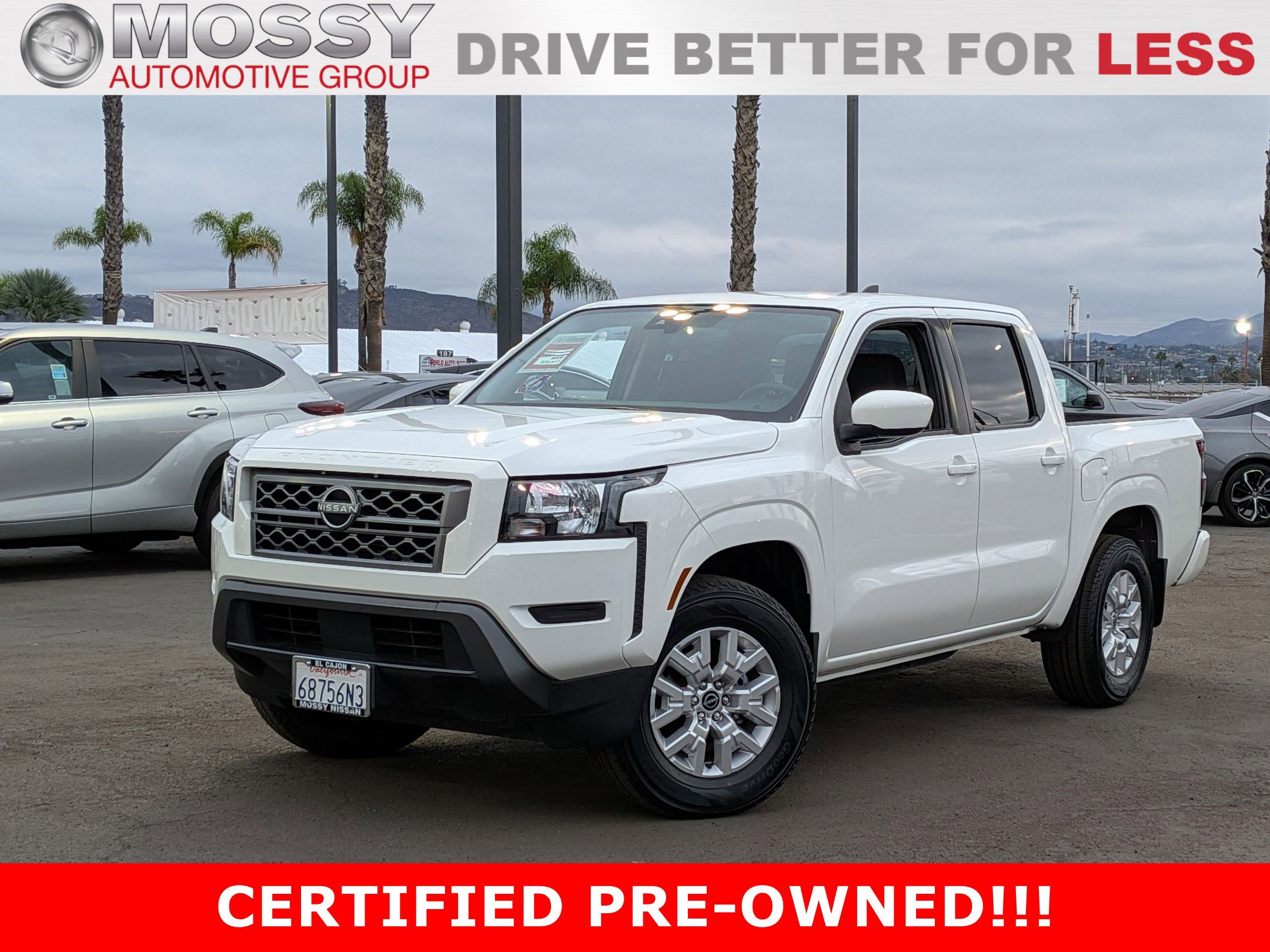Certified 2022 Nissan Frontier SV
