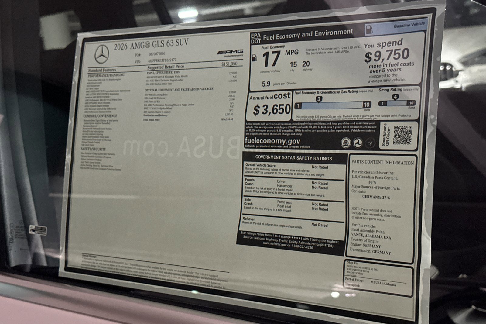 New 2026 Mercedes-Benz GLS 63 AMG 4MATIC image 31