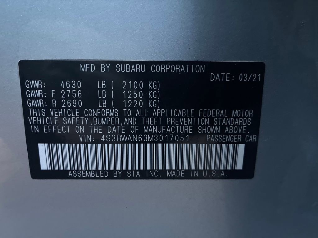 Used 2021 Subaru Legacy Limited image 30