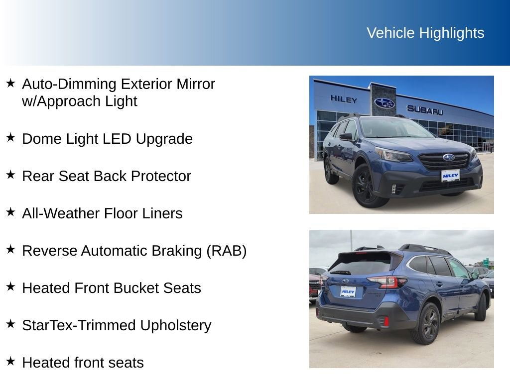 Used 2020 Subaru Outback Onyx Edition XT w/ Popular Package #2 image 10